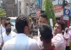 प्रदेश सरकार के खिलाफ प्रदर्शन करने पहुंचे युवा काँग्रेसियों में आपस में ही चले जमकर लात-घूंसे