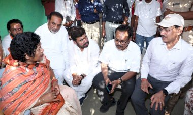 लोकसभा प्रत्याशी विवेक बंटी साहू के साथ बोदल कछार पहुंची कैबिनेट मंत्री सम्पतिया उइके, दुःखी परिवार से की मुलाकात