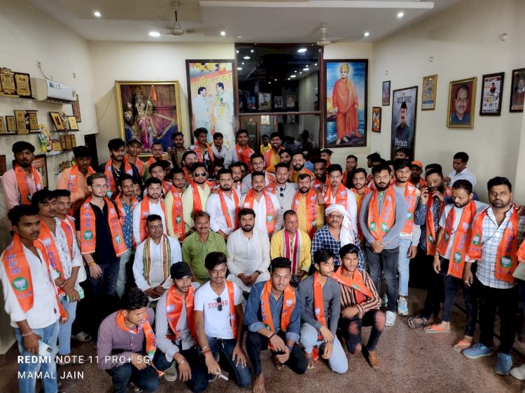 भाजपा पर बढ़ते विश्वास के चलते सैकड़ो युवाओ ने ली सदस्यता