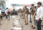 ध्वनि प्रदूषण रोकने के लिए छिंदवाड़ा पुलिस ने सैकड़ो के तादाद में साइलेंसरो पर चलाया बुलडोज़र 