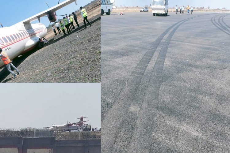 जबलपुर : Air India का विमान रन-वे पर फिसला, बड़ा हादसा टला