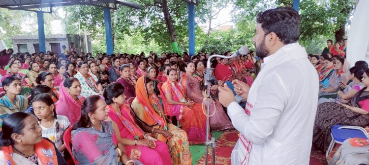 बहनों को सशक्त बनाना भाजपा सरकार का उद्देश्य - विवेक बंटी साहू